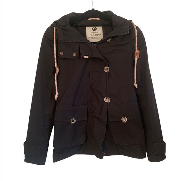 Ragwear | Black Hooded Jacket - Picture 1 of 6